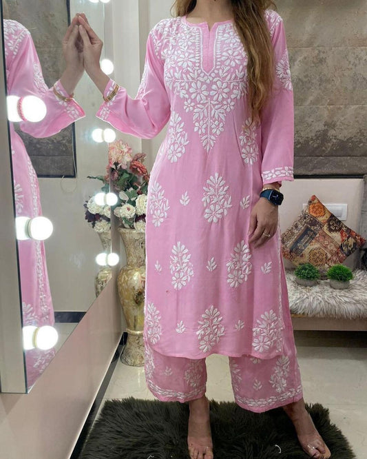 chikankari suit